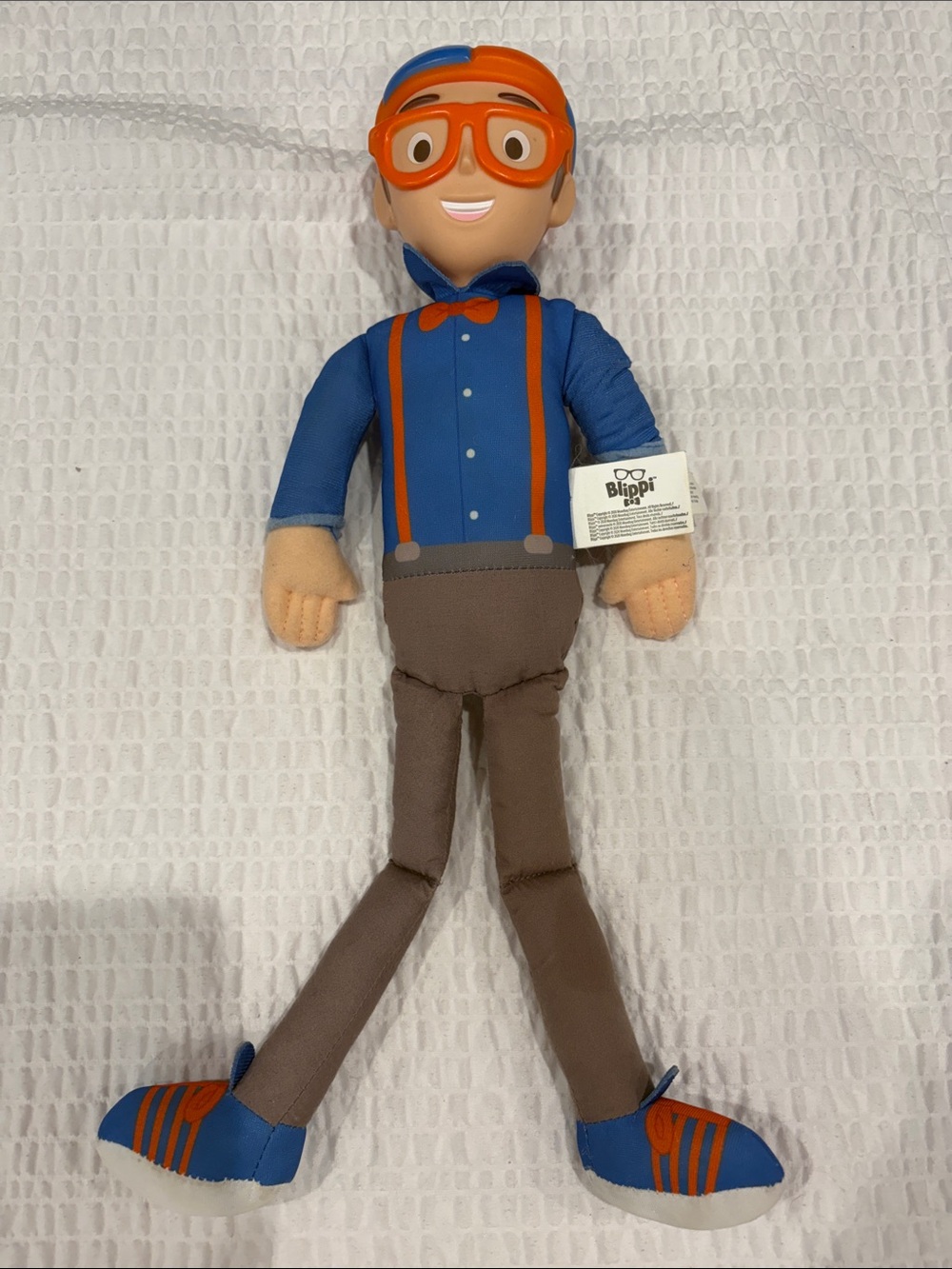 Blippi Plush Doll - Blue & Orange Outfit
17” tall